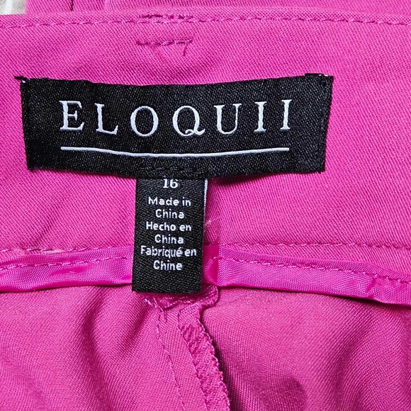 NWT Eloquii Pants Fuxia Size 16 - Picture 7 of 12